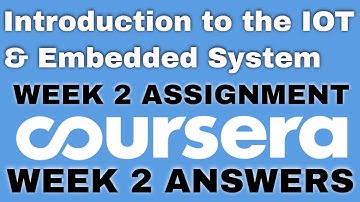 Introduction to the Internet of Things and Embedded Systems Week 2 Quiz Solutions | Solutions Hub