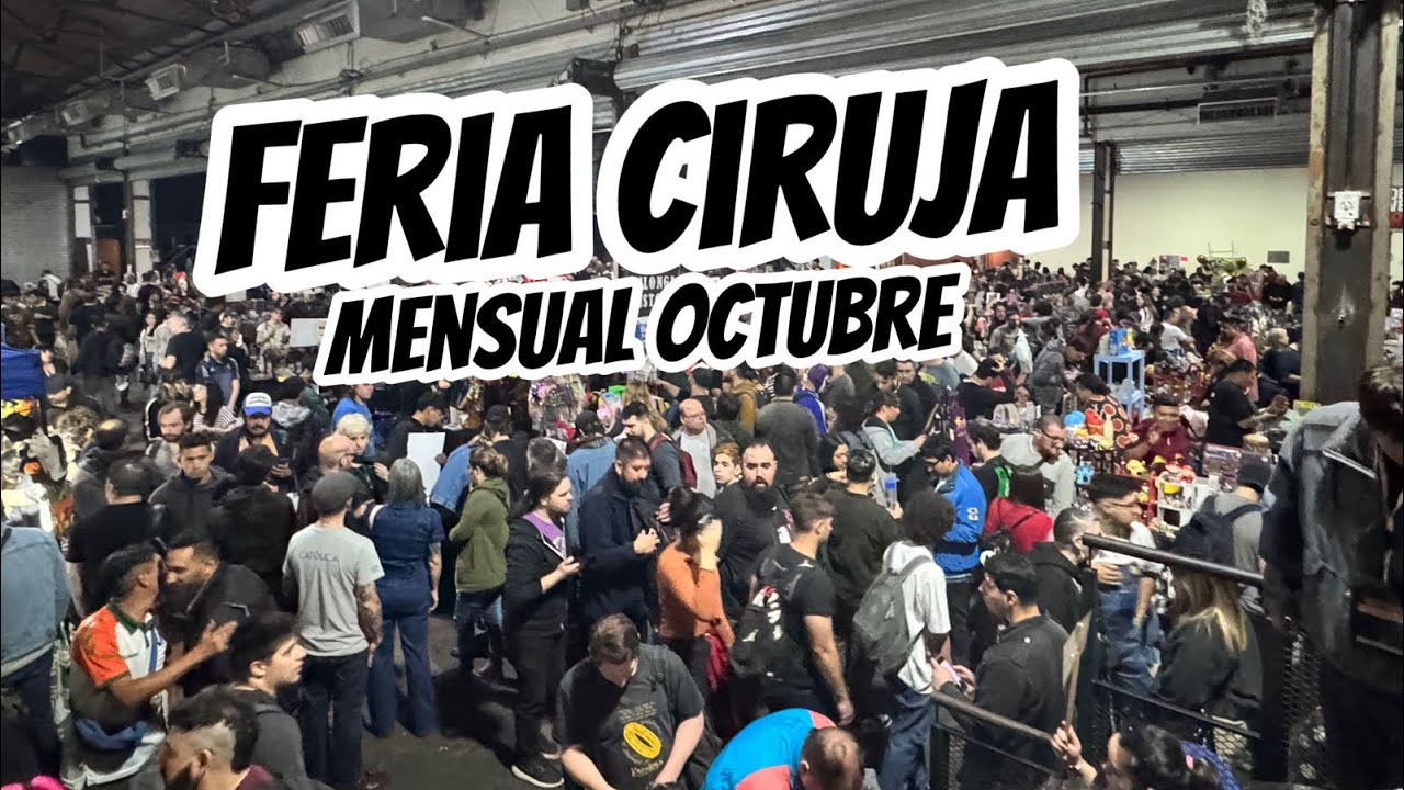 La Feria de Coleccionismo MÁS GRANDE de Argentina - Muñecos, Videojuegos y Tesoros - FERIA CIRUJA
