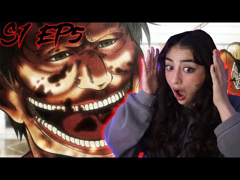 THIS IS CARNAGE / Attack On Titan Reaction & Review / S1 Ep5