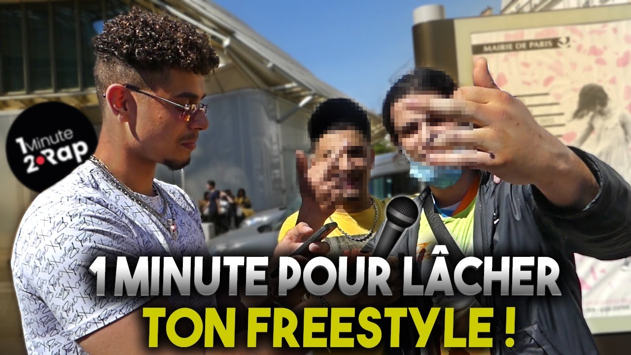 1 MINUTE POUR LÂCHER TON FREESTYLE ! ( 1Minute2Rap ) - Micro Trottoir