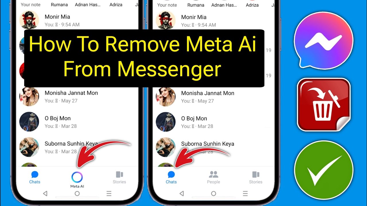 How to Remove Meta Ai From Messenger | Turn off Meta Ai On Messenger ...