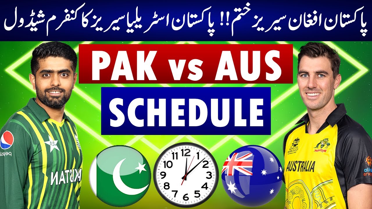 pakistan tour of australia test series