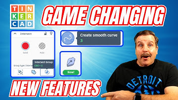 Mind Blowing New Tinkercad Tools: Smooth Curves & Intersect 💯🔥