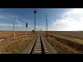 Bulgarian railways cab ride: Stara Zagora - Straldzha @ 150 km/h