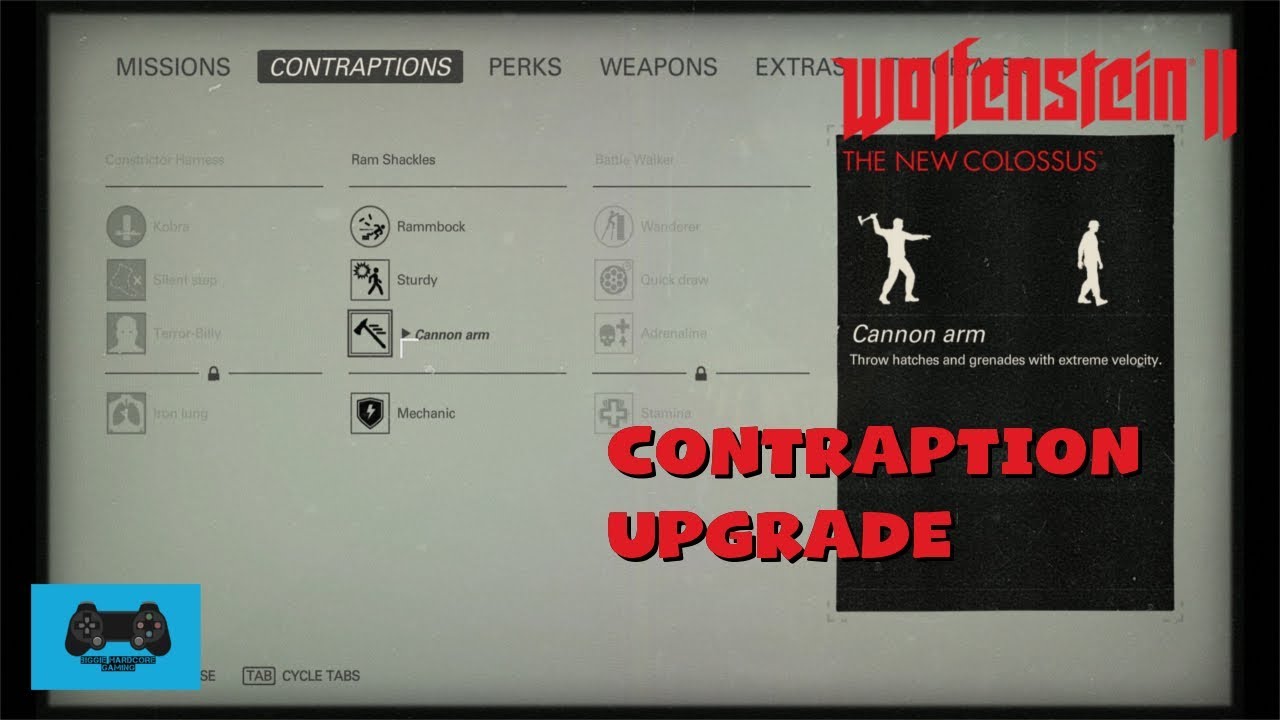 wolfenstein 2 ram shackles wolfenstein 2 ram shackles