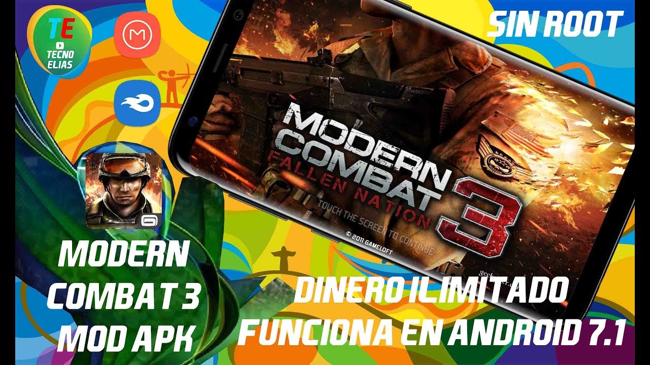 DESCARGA MODERN COMBAT 3 FALLEN NATION PARA ANDROID 7.1+ APK