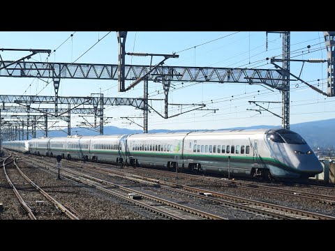 『E3系 L65編成･｢銀つば｣特急つばさ127号』&『E2系 J66編成･｢200系｣特急やまびこ127号』2023/10/26(JR山形新幹線[JR東北新幹線]･福島駅) #福島駅