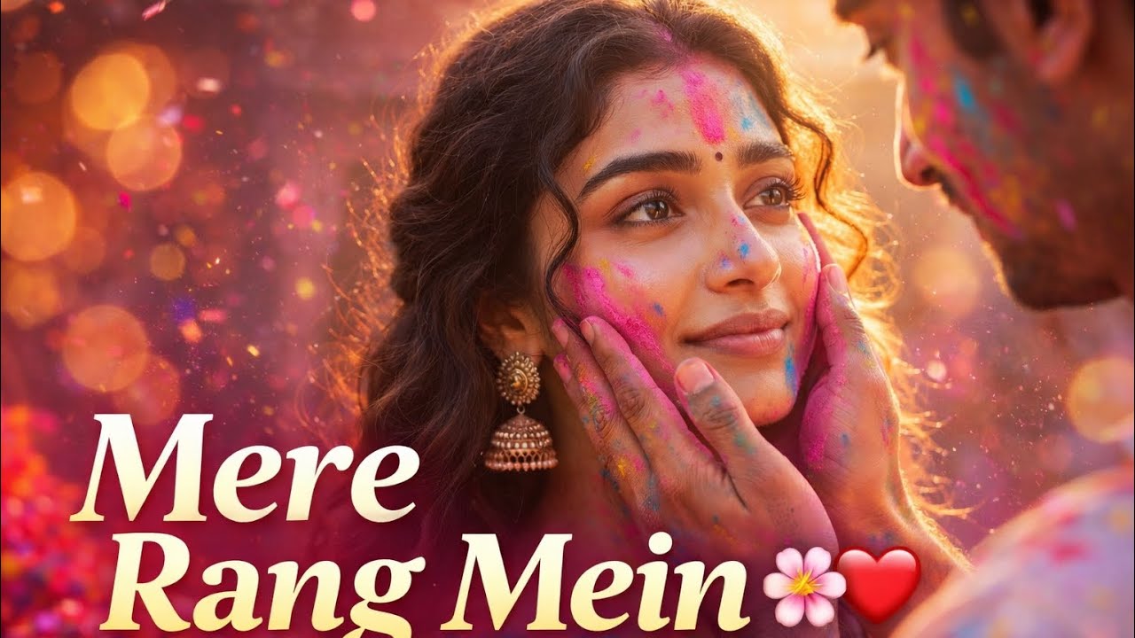 Mere Rang Mein 🌸 | Holi Love Song for Couples ❤️ | New Hindi Romantic Song
