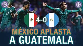 GUATEMALA AL BORDE: MÉXICO LO GOLEÓ Y SE LE COMPLICA LA CLASIFICACIÓN EN EL SUB-20
