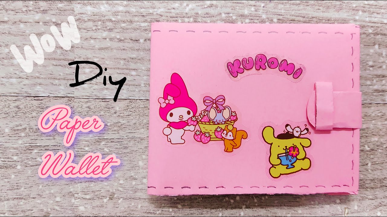 How to Make a Paper Wallet | Easy DIY Origami Wallet #paperwallet #origamiwallet #papercraft #diy