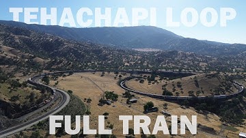 Tehachapi Loop 4K Drone | A California High Speed Rail Adventure