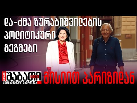 და-ძმა ზურაბიშვილების პოლიტიკური გეგმები
