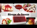 #facil #multiusos  Jarabe, sirope,  glaseado o salsa de fresas