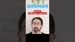 My bad! O que significa essa gíria em inglês? #ingles #fluencia #shorts My bad! O que significa essa gíria em inglês? #ingles #fluencia #shorts