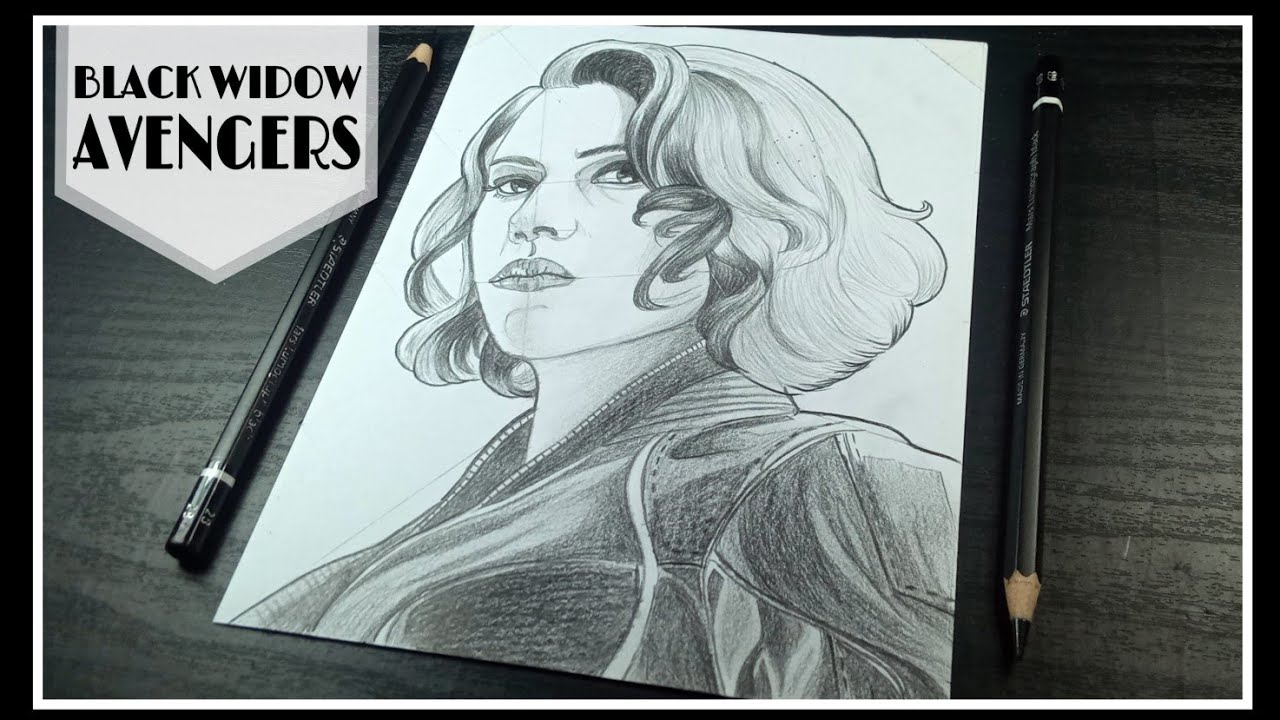 Discover 80+ sketch of black widow super hot - in.eteachers