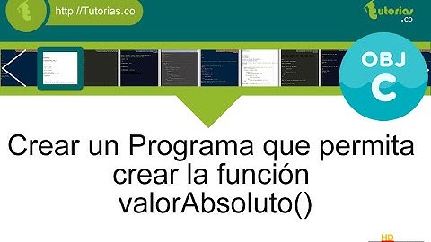 POO + funciones + Objective C (funcion valor absoluto)