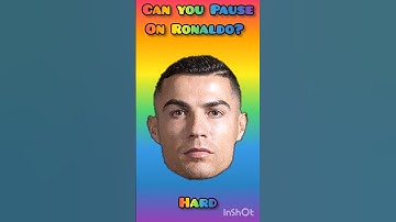 Can you Pause on Ronaldo? Don