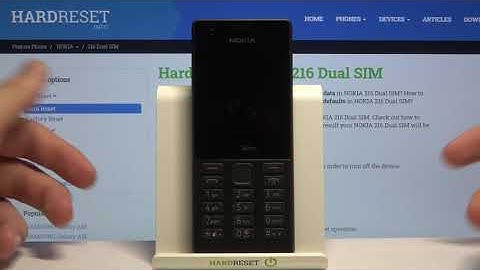 How to Power Off NOKIA 216 – Shut Down / Switch Off