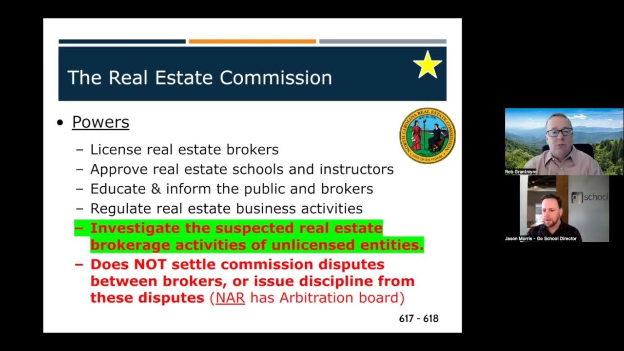 Real Estate Licensing Law and Rules in North Carolina Part 3 YouTube