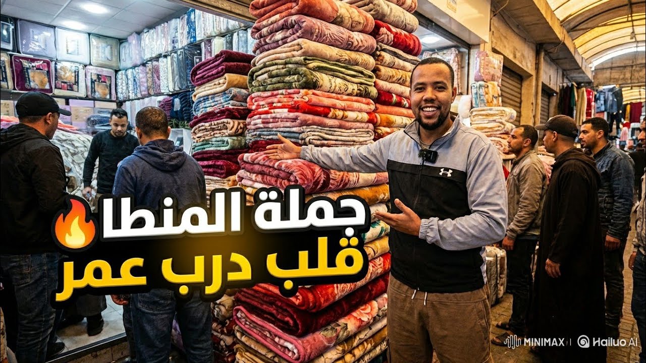 🔥 فرصة ما تتعاودش! منطة وأغطية منزلية ابتداءً من 65 درهم فـ درب عمر 💥