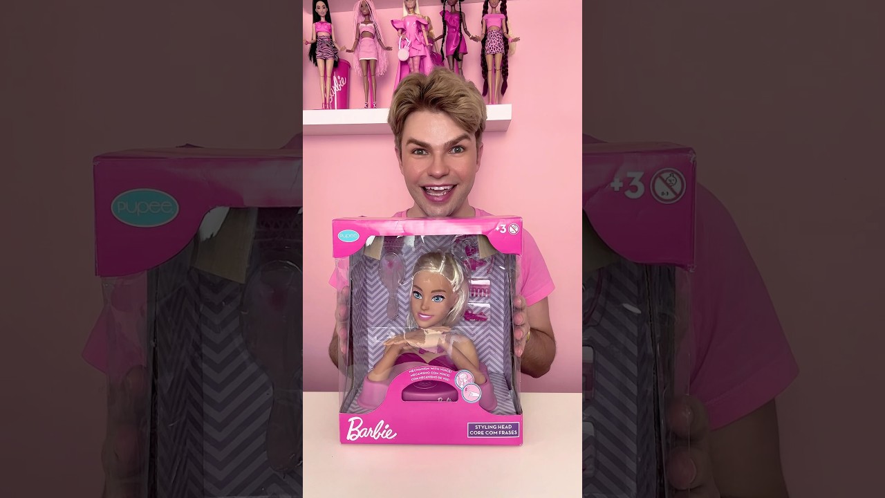 UNBOXING BARBIE STYLING HEAD ASMR 💖 