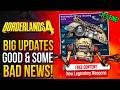Borderlands 4 Important Updates From Gearbox! New Buffs/Nerfs, Crit Dagger &amp; Future Content Plans