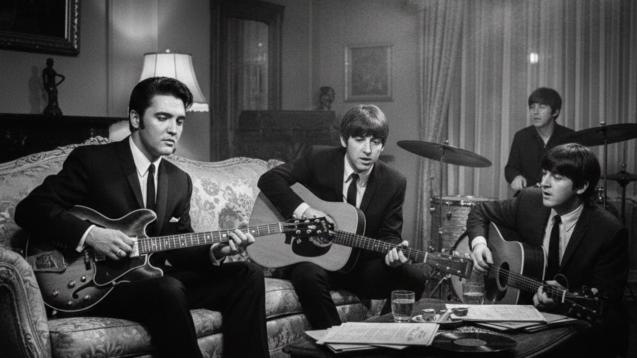 The Night Elvis Met The Beatles: What John Lennon Secretly Admitted After They Left