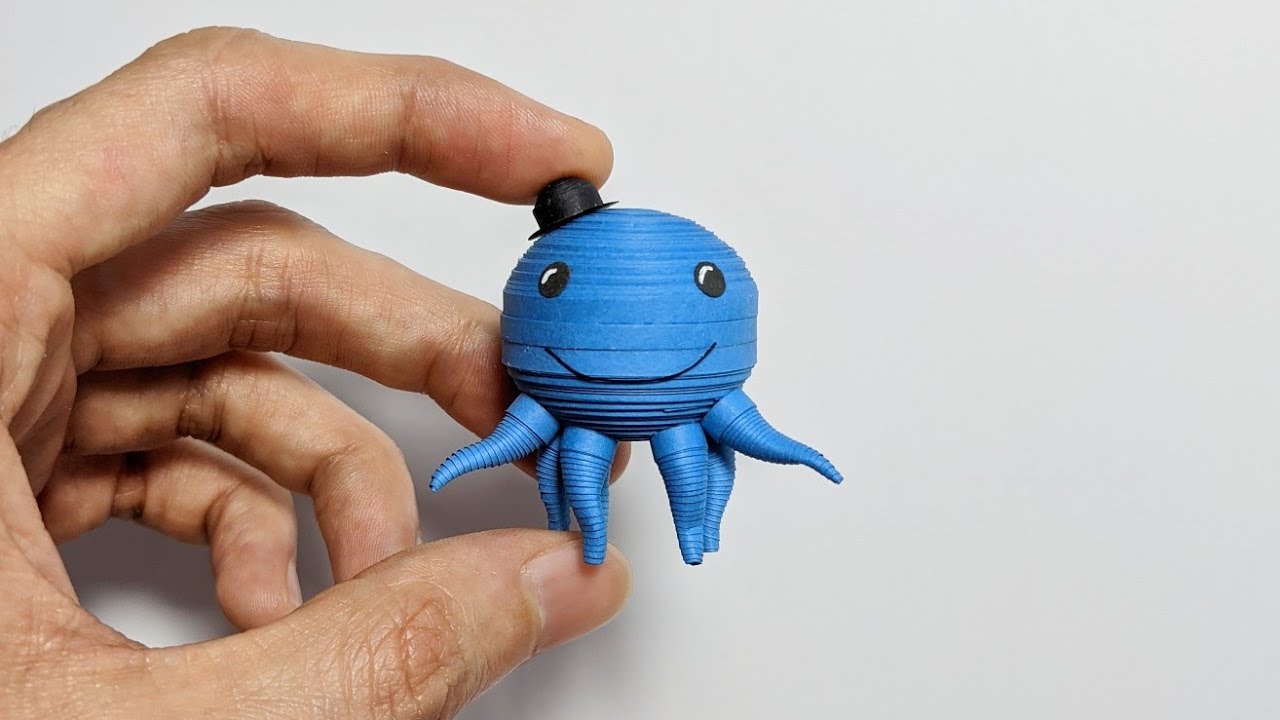 How To Make 3D Quilling Oswald /Artoholic / 3D Quilling YouTube