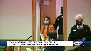 Kayla Montgomery to plead guilty to two felony counts of perjury