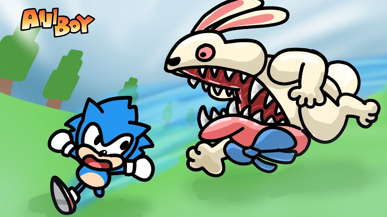 Sonic VS Evil Bunny | Sonic the Hedgehog | Roblox | 99 Nights in the ...