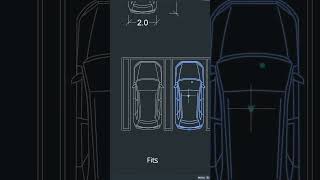 Modern Cars Need More Space (Parking Layout) #autocadblocks #automobile #cadblocks