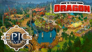 Universal Epic Universe NEWS - How To Train Your Dragon Land REVEALED!