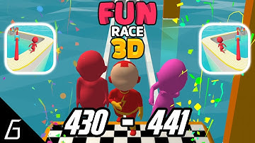 Fun Race 3D | Gameplay Walkthrough | Level 430 - 441 + Bonus (iOS, Android)