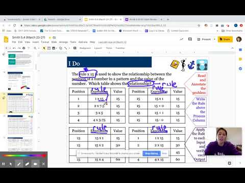 I Do Lesson - 4.5B Input Output Tables