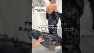 Fell In Love With A Black Wedding Dress