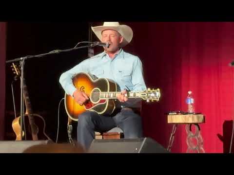 Evan Felker playing Pay No Rent @ the Crystal Theatre in Okemah, OK (Woody Fest) 7/9/2025