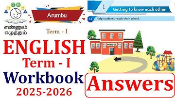 EE lGetting to know each other l 1st Standard english workbook answers term 1 #ennumezhuthum #1ststd