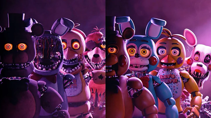 FNAF 2 Movie Animatronic Animation Teasers Compilation