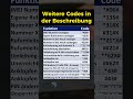 Alle wichtigen Handy Codes!