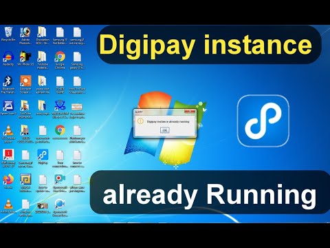 How to fix digipay instance already running problem solution windows 7  6.5  error