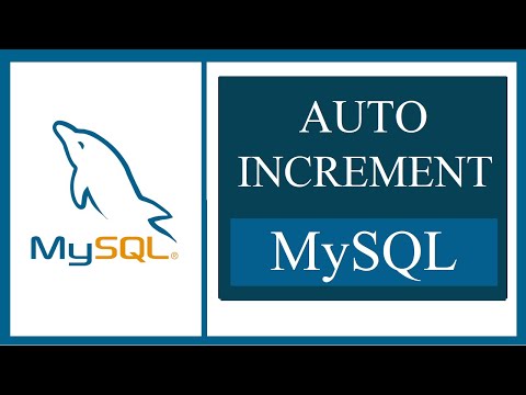 How to create AUTO INCREMENT field in MySQL