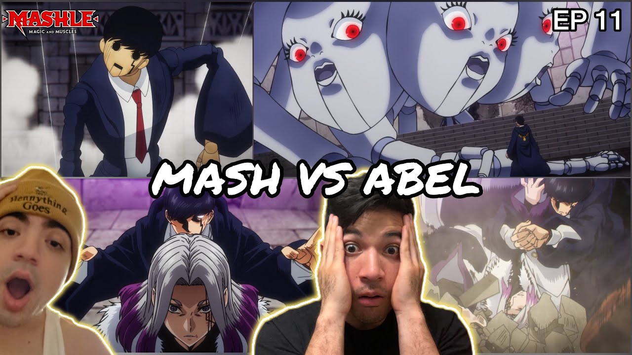MASH VS ABEL! MASHLE: MAGIC AND MUSCLES Episódio 11 REACT 