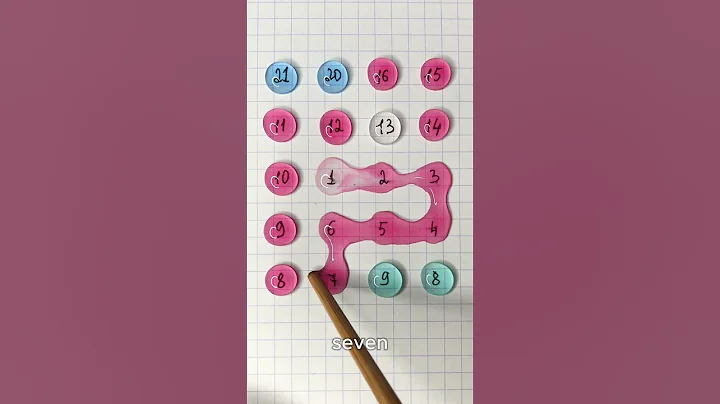 Draw a starlight line with numbers 1-21 #englishspeaking #quiz #englishvocabulary #shorts #english