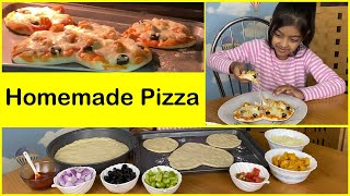 Homemade Pizza Recipe | Quick n Easy Homemade Pizza | How to Make Pizza