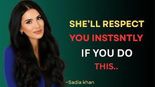 6 Rules That Make Women Respect You Instantly | Sadia Khan Relationship Advice
