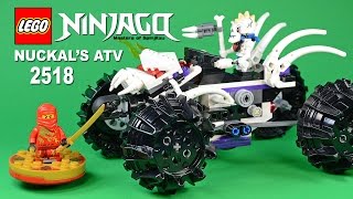 LEGO Ninjago Nuckals ATV 2518 w/ Kai DX & Spinner Speed Build