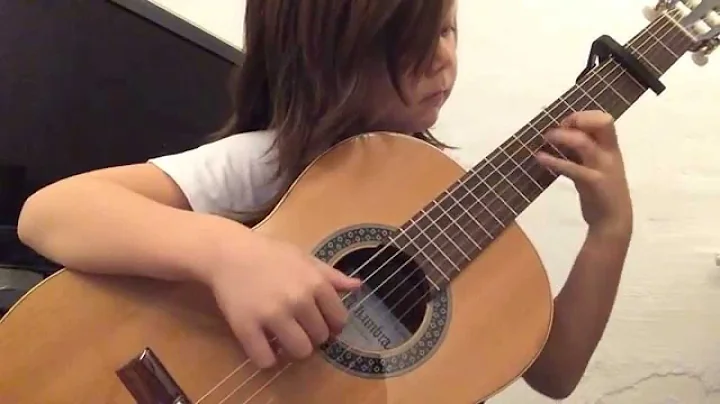 Guardame las vacas (with variations) played by Viggo Sjblom 8 years old