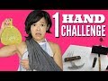 ONE HANDED COOKING CHALLENGE - Adaptive KITCHEN GADGETS Test - Does it Work?
