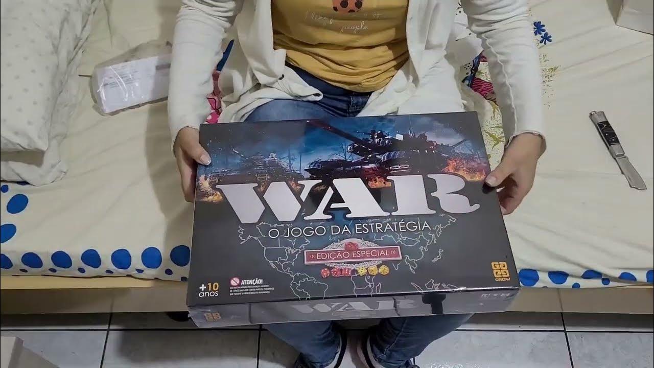 Jogo De Tabuleiro Estratégia War Edição Especial Grow