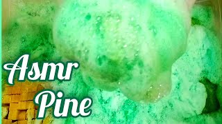 (Thick Green) Asmr Pine / Lemon Sponge Squeezing Soapy Sponge Rinsing Asmr Sleep Oddly Satisfying
